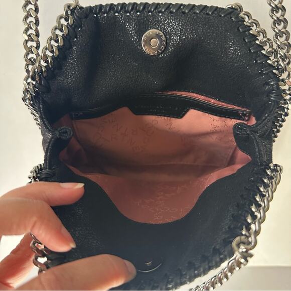 Stella McCartney Tiny Falabella Peace Bag Vegan Suede Shoulder / Hand Bag - Picture 12 of 16